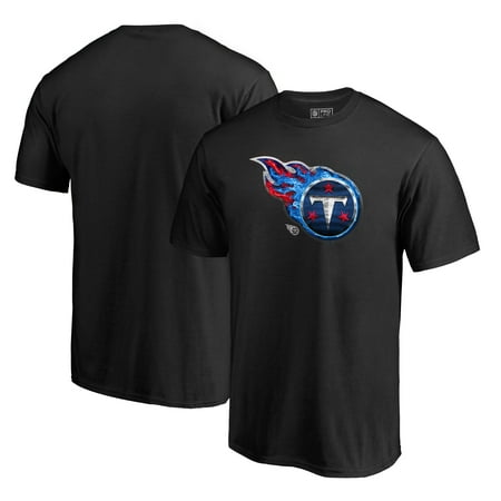 Tennessee Titans Lp Field - Tennessee Titans NFL Pro Line by Fanatics Branded Midnight Mascot T-Shirt - Black