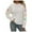 White, variant on Sweater for Women Colorful Heart Print Long Sleeve Knitted Crew Neck Commute Fall Knitwear