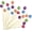Flower, variant on 100pcs Flower Cocktail Picks, Toothpicks for Appetizers, 4.7 inch Long Bamboo Skewers, Bamboo Handmade Cocktail Sticks Appetizer Skewers for Fruits Drinks Desserts Party Food Decoration