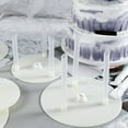 thumbnail image 6 of Supvox Wedding Cake Stand Supports, White Plastic, Food-Grade, for Layered Cakes, 8Sets, 6 of 7