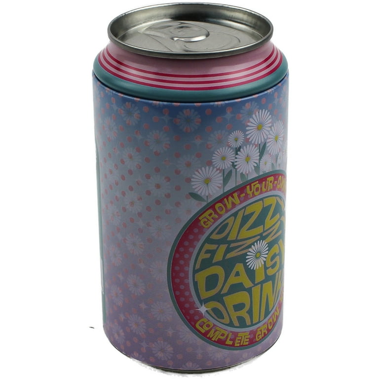 Buzzy Dizzy Fizzy Daisy Flower Soda Can Grow Kit Item 97523