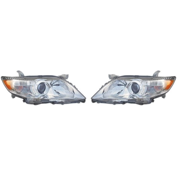 For 2010 2011 Toyota CAMRY Head Light Assembly Pair Driver and Passenger Side w/Bulbs For TO2502191 TO2503191