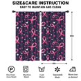 thumbnail image 2 of Blackout Kids Curtains,Pink Breast Cancer Childrens Insulated Curtains Set Of 2,Bedroom Essentials,Toddler Room Decor 42"x84", 2 of 5