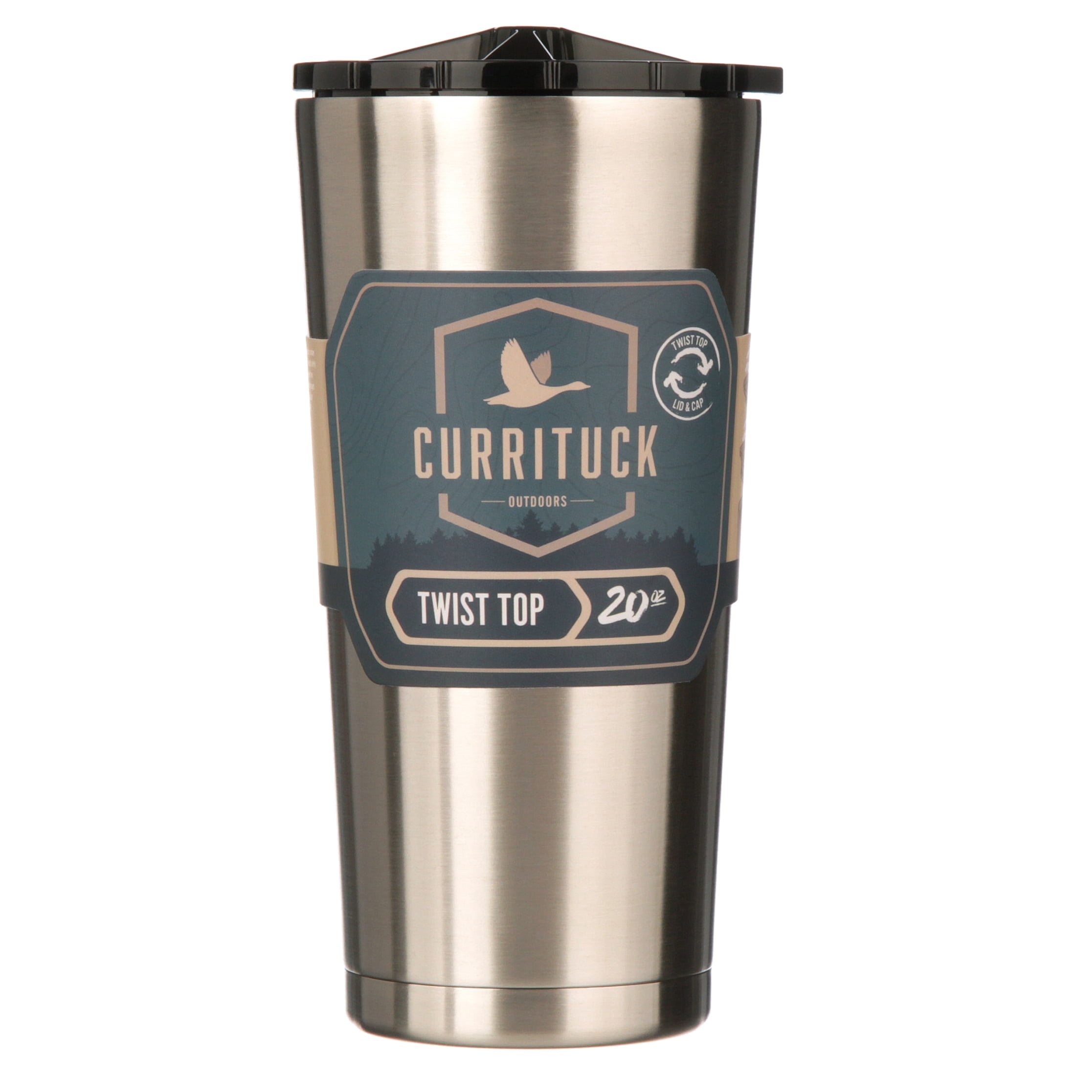 Coral Pink Won't Sweat Tumbler with Double Wall Insulation 53061 Great For Hot and Cold Drinks Leak Proof Lid Camco Life is Better at The Campsite Stainless Steel 20 oz 