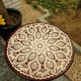 thumbnail image 2 of Abbracc Round Floral Hand Crochet Table Placemats White Table Doilies Lace for Party,, 2 of 9