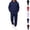 Navy, variant on HAJWOH Men's Tracksuits 2 Piece Sets Long Sleeve Hoodie with Pockets and Sweatpant Athletic Jogging Casual Outfits
