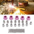 thumbnail image 4 of Plasma Consumables Kit, Electrode Nozzles Cups Kit 35Pcs Brass Standard Easy To Assemble  For AG60 Plasma Cutting, 4 of 8