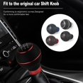 thumbnail image 2 of Shift Knob Gear Universal Leather Speed Manual Shifter Stick 5 ∝ Lever сη ◇ξ ☆г U4F2, 2 of 8