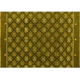 thumbnail image 1 of Ahgly Company Indoor Rectangle Abstract Yellow Modern Area Rugs, 8' x 12', 1 of 4