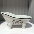 thumbnail image 4 of QIAOIDEA Vintage White Clawfoot Bathtub Soap Dish for Bathroom Shower Kitchen,LE BAIN, 4 of 5
