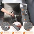 thumbnail image 4 of Garde-éclaboussures pour Évier de Cuisine, Tapis de Protection en Silicone pour Robinet, Tapis d'Égouttage et de Séchage, Attrape-Éclaboussures pour Robinet d'Évier, Tapis de Garde-Éclaboussures pour Cuisine, Salle de Bain, Bar, Ferme, VR (Gris), 4 of 8