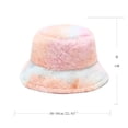 thumbnail image 3 of MORESEC 6Pcs Women's Lovely Fisherman Hat Multicolor, Winter Warm Fleece Lined Bucket Hat, Soft Polyester Outdoor Cap, Packable and Portable, Casual Sun Hat for Cold Weather, Stylish Winter, 3 of 9