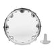 thumbnail image 5 of Pandereta de 10 pulgadas con sonajas musicales educativas de acero inoxidable, percusión manual. transparente, 5 of 9