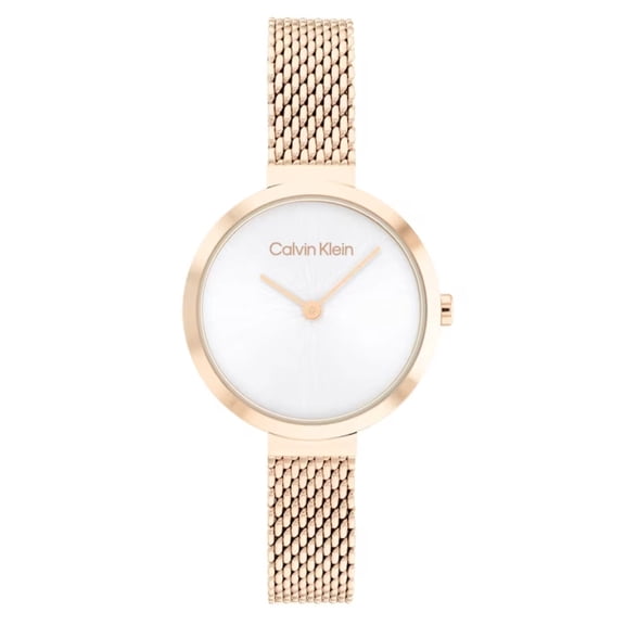 Calvin Klein Minimalistic Women's Rose Gold PVD Stainless Quartz Watch 25200083