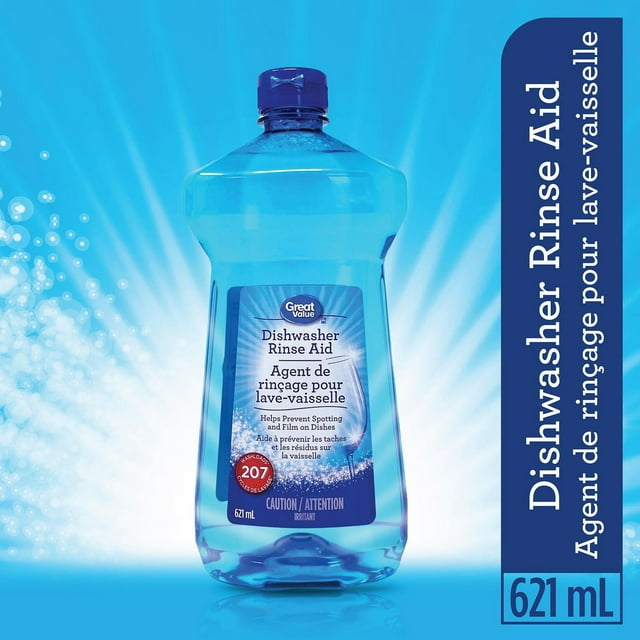 Agent de rinçage Great Value pour lave-vaiselle