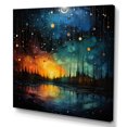 thumbnail image 2 of Designart "Meteors Celestial And Painting I" Asteroids Canvas Print, 2 of 5