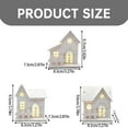Deals of the Day Clearance! Christmas Village Houses with LED Light