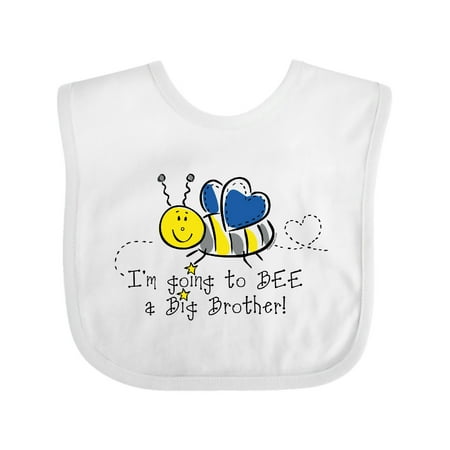 

Inktastic Bee Future Big Brother Gift Baby Boy Bib
