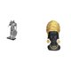 thumbnail image 1 of Figura De Resina De Caballero Nórdico Y Mujer Africana, Escultura De Arte Abstracto, Adorno De Mesa Para Escritorio, Gabinete, Oficina, Entrada Y Decoración Del Hogar, Centro De Mesa., 1 of 8