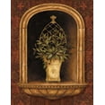 thumbnail image 2 of Gladding, Pamela 26x32 Gold Ornate Wood Framed with Double Matting Museum Art Print Titled - Olive Topiary Niches II, 2 of 4