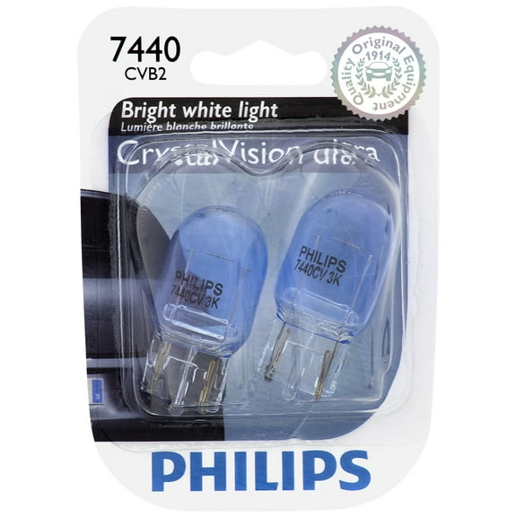 Philips Crystalvision Ultra Miniature 7440, Blue Coated, Push Type, Always Change In Pairs!