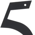 thumbnail image 3 of Village Wrought Iron NUM-5-S Small Number 5 - Black, 3 of 4