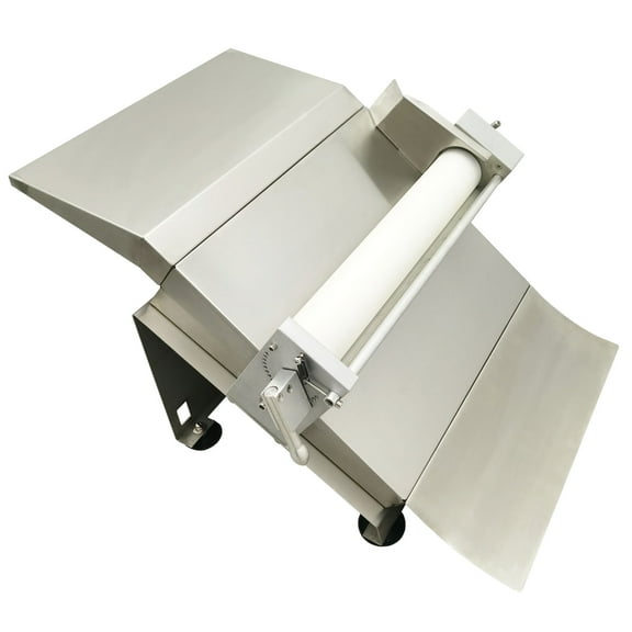 Techtongda Manual Pastry Machine Pasta Maker Pastry Sheeter for Icing, Fondant, Croissants, Pizza and Puff Pastry Stainless Steel