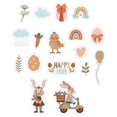 thumbnail image 2 of 17pcs Easter Themed Fridge Magnet Refrigerator Magnet Stickers Whiteboard Fridge Magnet Decors, 2 of 2