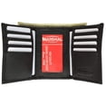 thumbnail image 5 of Mens Genuine Leather Trifold Wallet 8 Credit Card Slots ID Window 1155, 5 of 31