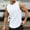 🔥 White, variant on Men Tank Tops Undershirt Summer Sleeveless Crew Neck Mens Shirts Solid Color Loose Fit Oversized Basketball Men Clothes Vacation for Layering Under Shirts Gray XXL