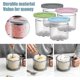 thumbnail image 2 of 4pcs Ice Cream Pints Containers With Lids, Freezer Food Storage Tubs For Homemade Icecream, Meal Prep, Dishwasher Safe, 2 of 2