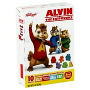 Kelloggs Alvin And The Chipmunks Fruit Flavored Snacks, 10 ea