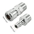 thumbnail image 3 of Juego de adaptador de lavadora a presión Uxcell Quick Coupler G1/2 Conector de manguera de aire 1Set, 3 of 5
