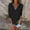 Black, variant on Itsame Women Pullover Sweaters Loose V-Neck Sweater Long Sleeve New Solid Color Casual Sweatertop Beige Size L