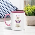 thumbnail image 3 of 4th of July Samoyed Celebrates Independence Day 11oz Accent Two-tone Mug Siberian Sammy Dog Lover Coffee Tea Cup - 12010, 3 of 5
