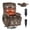 Brown, variant on VEVOR Power Lift Recliner Chair, Dual Motor, Large Electric Lift Chair with Heat and Massage for Elderly, Infinite Position Adjustment, Velvet Fabric, with Side and Front Pockets, Cup Holders, Brown