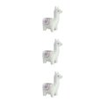 thumbnail image 4 of Bearachild Maceta de cerámica - Para espacios pequeños Macetas suculentas para interiores y exteriores Macetas con forma de animal Alpaca blanco Type1 NO1, 4 of 6