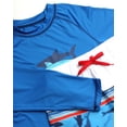 thumbnail image 2 of Big Chill Boys Swim Set - Boys Rash Guard Swim Set - UPF 50+ Rash Guard Long Sleeve Swim Shirt Board Short Swim Trunks (5-14), 2 of 8