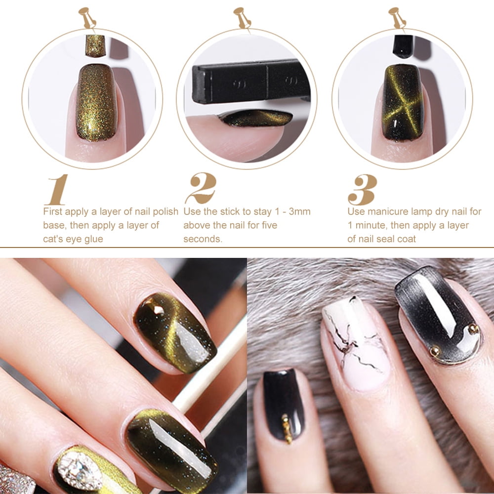 Strong Magnetic Nail Stick 3d Cat Eye Effect Magnet For Uv Painting Gel Nail Polish Uv Lamp For Gel Varnish Walmart Canada