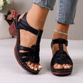 thumbnail image 7 of Xijirk Sandals Women,Strappy High Heel Sandals with Open Toe Platform Summer Fashion Shoes Adjustable Ankle Strap for Dressy Wear,,Black,9, 7 of 7