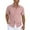 Pink, variant on Men's Casual Stylish Short Sleeve Button-Up Striped Dress Shirts Stretch Beach Shirt Formal Business Work Shirt Top