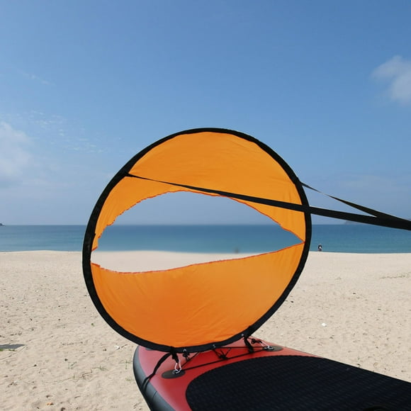 Wind Sail, Popup Sailboat Accessories Canoe Sail Folding PVC with Transparent Window for Outdoor for Inflatables Tandems and Expedition Boats for Kayaks Canoes