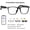 Black AI Translation Glasses + Auto-Darkening Lens, variant on 164-Language AI Translation Smart Glasses with GPT, Photochromic Lens, HiFi Audio, Hands-Free Calls & Music for Business & Tech Lovers