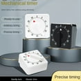 thumbnail image 5 of 2-Pack Square 60 Mechanical Kitchen Timer,Chef Cooking Timer Clock with Loud Alarm,, 5 of 8