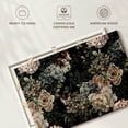 thumbnail image 6 of Elephant Stock Dark Floral Wall Art - Horizontal Canvas Wall Art - Living Room Wall Decor - Floral And Botanical Canvas - Black And Gray Decor - 48" x 32", 6 of 8