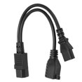 thumbnail image 1 of C14 Male To C13 Nema 5-15R Female Power Cord, 1 In 2 Out Power Cords Safe  For Printers, 1 of 8
