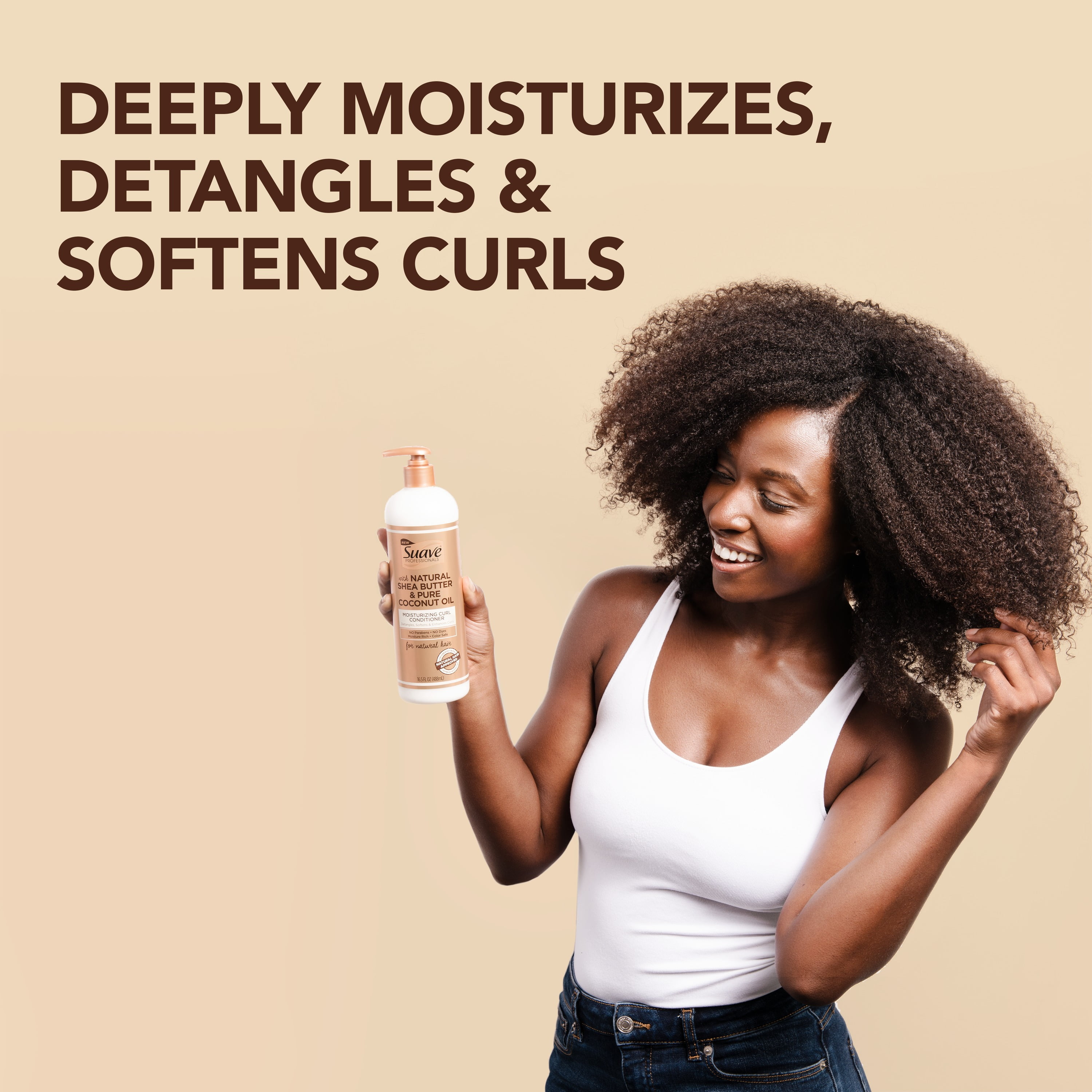 Suave Professionals For Natural Hair Moisturizing Curl Conditioner