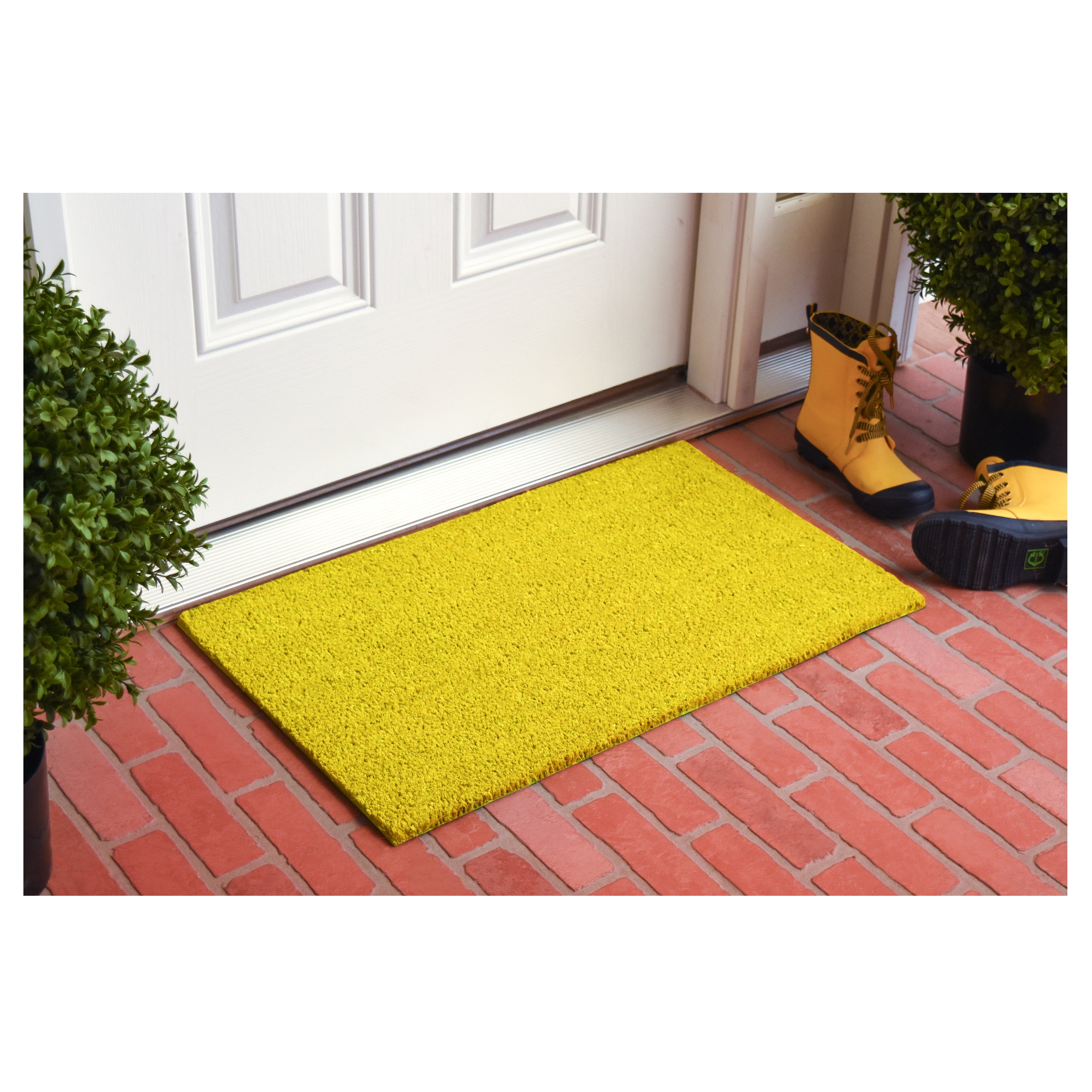 Collins Yellow Pastel Doormat, 24" x 36"
