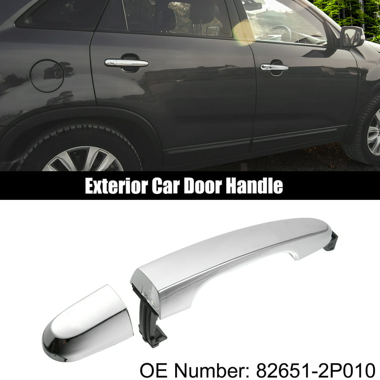 82651-2P010 Car Exterior Door Handle Rear Left Silver Tone Replacement for Kia Sorento 2011-2015