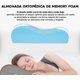 thumbnail image 4 of Almohada Memory Foam Estándar Gel Ajustable Suave Cómoda Ergonómica, 4 of 4